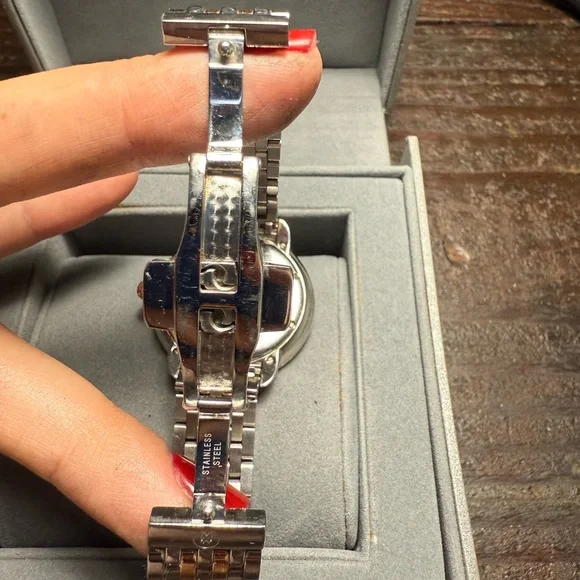 Michele Serein Stainless Stainless steel watch - Picture 6 of 7